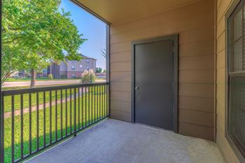 Private patio or balcony